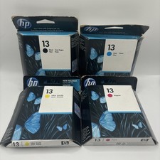 Genuine New HP 13 Color & Black C4817A, C4816A, C4814a, C4815A Inkjet 1000 1100 picture