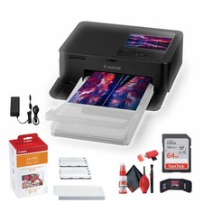 Canon SELPHY CP1500 Black Photo Printer with RP-108 Ink & Paper Bundle picture