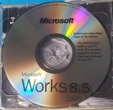 Microsoft Works 8.5 Original Installation CD Software, PN: C11-31###-**, Serial✓ picture