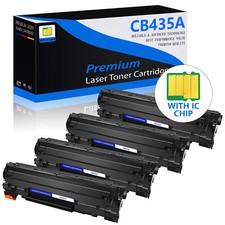 1-4PK CB435A 35A High Yield Toner Compatible For HP LaserJet P1005 P1006 P1003 picture