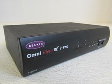 Belkin Omni View KVM SE 2-Port Switch Control F1D102 Vintage picture