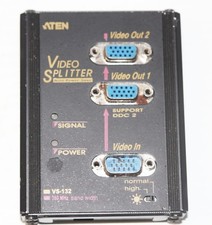 ATEN VS132 Video Splitter 2 Port VGA Input Model VS-132 Auto Power Save picture