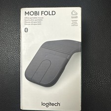 Logitech Mobi Fold  Wireless Bluetooth Mouse Graphite Portable 910-007601 picture