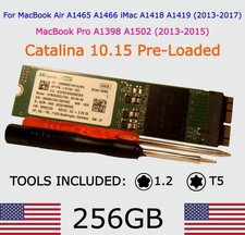 2013 MacBook Air 256GB Solid State Drive A1465 A1466 - macOS Catalina Preloaded picture