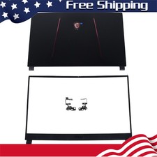 New for MSI GP75 GE75 GL75 Raider 8RE 8RF 10SF MS-17E1 Back Cover+Bezel+Hinges picture