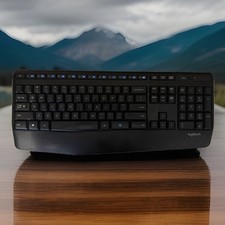 Logitech K345 Wireless Keyboard Black Not Tested In Good Shape No Corrosion picture