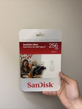 New SanDisk Ultra Dual Drive Go 256GB Type-C USB Stick SDDDC3-256G-A16BJ 400mbps picture