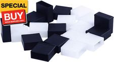USB Cover Cap, 20 Pcs Black Clear Plastic USB A Male Anti-Dust Plug Cover picture