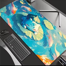 P-Pokemon Bulbasaur Mousepad Large Gaming Mouse Pad Desk Mat Accessories picture