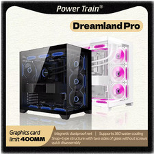 Power Train Dreamland PRO PC Gaming Case ATX MATX ITX Motherboard 360 Water-Cool picture