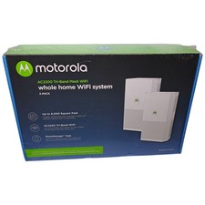New Factory Sealed MOTOROLA Whole Home Tri-Band Mesh WiFi System AC2200  2-Pack  picture