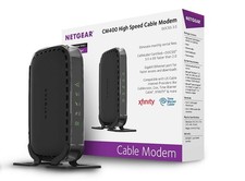 NETGEAR CM400-100NAS Cable Modem DOCSIS3.0 Black for Xfinity Spectrum Cox picture