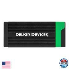 Delkin Devices USB 3.2 CFexpress Type B SD UHS-II Reader 10Gbps Compact Built-in picture