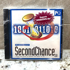 Vtg 90s PC CD ROM, PQ Software PowerQuest Second Chance 2.0, New & Sealed, Rare picture