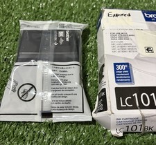 Genuine Brother LC101BK Ink Cartridge Black EXP 10/2024 Open Box Sealed picture
