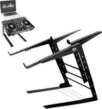 Portable Dual Laptop Stand - Universal Standing Table with Adjustable picture