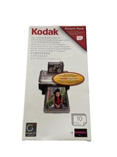 Genuine Kodak PH-10 Color Cartridge & Photo Paper Kit 4”x6” Sample 10 Pack  picture