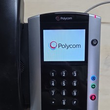 Polycom VVX 500 12-Line Corded VoIP IP Phone USB HD Voice Black/Silver picture