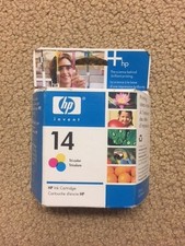 HP 14 Tri-color Genuine Ink Cartridge (C5010DN) Expired 3/2007 NOS - P14B picture