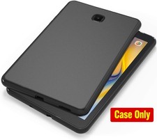 Slim Soft Skin Silicone Protective Case Cover for Galaxy Tab A 8.0 2018 - Black picture