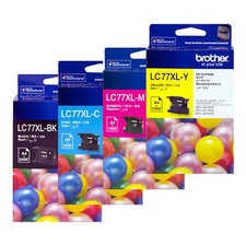 AU GENUINE Original Brother LC77XL 4 Colours Value Pack Ink Cartridge Toner picture