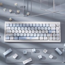95 Keys Cute Puppy Cat Cartoon PBT Keycaps MOA Profile Mechanical Keyboard picture