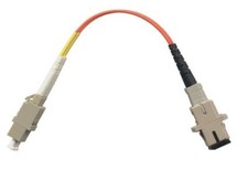 1FT LC F SC Duplex Multimode 62.5/125 Fiber Optic Adapter Cable Patch Cable picture