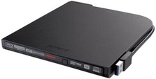 BUFFALO UHD BD Compatible Portable Blu-ray Drive Black BRUHD-PU3-BK black picture