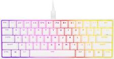 Corsair K65 White RGB Mini 60% Mechanical Gaming Keyboard Cherry MX Speed picture