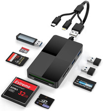 Memory Stick Pro Duo Adapter 8-In-1 Multi-Card Reader with SD/TF/MS/CF/XD Slots picture