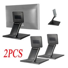 2XTilt Mounted Fold Monitor Holder VESA 10'-27'TV LCD Display Touch Screen Stand picture