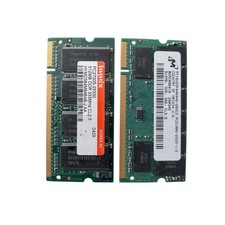 Vintage 512MB DDR Laptop RAM Lot - Hynix PC2700S & Micron PC2100S picture