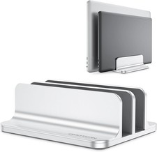 OMOTON Vertical Laptop Stand [Updated Double Version], Desktop Aluminum Mac Book picture