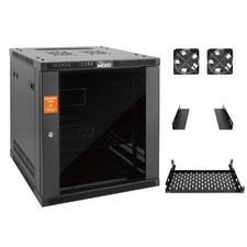Tecmojo 12U Wall Mount Rack Cabinet, Heavy-Duty 12U/17.7in Depth/Glass Door picture