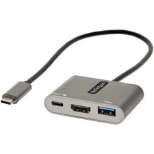 StarTech USB-C Multiport Adapter USB-C to HDMI 4K Video, USB 3.0 CDP2HDUACP2 picture