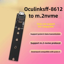 PCIE4.0 Oculink SFF8612 To M.2-M Key Adapter Oculink External M.2 Adapter Board picture