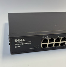 Dell PowerConnect 2724 24-Port Gigabit Managed Network Switch Dell P/N: J0632 picture