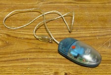 Macally iMouse - 1 Button USB Mouse - Blue & White  picture