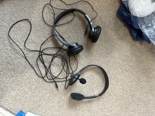 Headsets Lot Of 2 One With Mic  picture