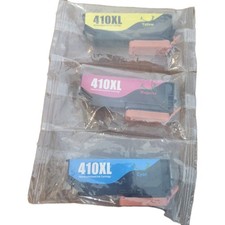 Printer Ink Cartridges  T410XL Sealed Yellow  Magenta Cyan  Lot Of  3  picture