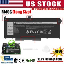 ✅LOT 1-100 RJ40G Battery for Dell Latitude 5420 5520 Precision 3560 075X16 WY9DX picture