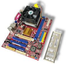 Biostar P4M80-M4 Motherboard / Pentium 4 - w/ IO SHIELD + HEATSINK + FAN + CPU picture