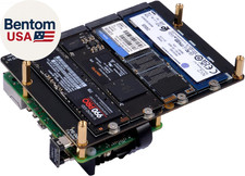 N16 Quad M.2 M-Key Nvme SSD HAT for Raspberry Pi 5, Support M.2 Nvme M-Key 2230/ picture
