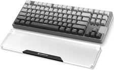 SELORSS Acrylic Wrist Rest for TENKEYLESS 80% Mechanical Keyboard Black picture