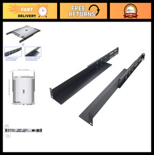 Universal 4-Post Rack Mount Server Shelf Rails - Adjustable 16-33