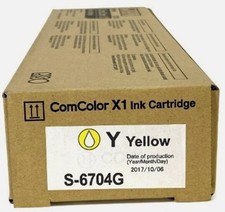 Genuine S-6704G Riso Comcolor X1 Ink - Yellow picture