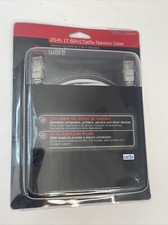 Network Cable Gigaware 25 Foot ft (7.6 m) CAT5E CAT5 GRAY- NIB picture