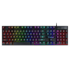 Upgrade Your Setup RGB Luminous Gaming USB Keyboard – Floating Keys picture