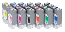 Genuine Ink Canon iPF5000 iPF6000 / PFI-101 MBK PGY GY C M Y PC PM Cartridges picture