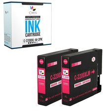 CMYi 2-Pack Compatible PGI-2200XL Magenta Ink Cartridge fits Canon MAXIFY MB5420 picture